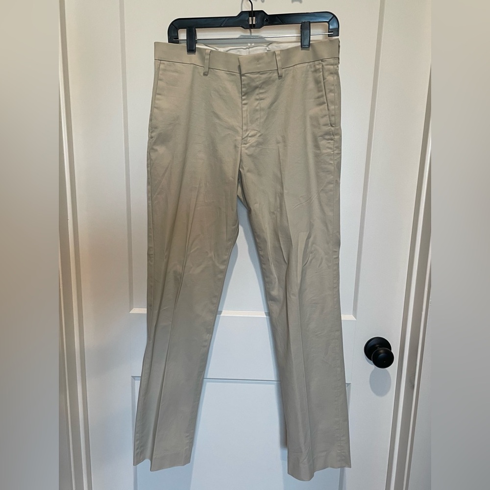 MURANO Men's Alex Slim Fit Kaki Dress Pants